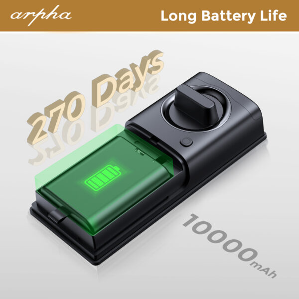 ARPHA AL501 2K Video Smart Door Lock – Advanced 6-in-1 Keyless Entry System - Image 5