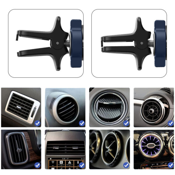 Yesido C186 - 15W Wireless Charging Phone Holder for Car | Suction Cup & Air Vent Mount | Auto Clamp - Image 11