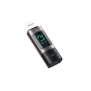 Yesido GS25 Lightning to Type-C OTG Adapter 27W Fast Charge LED Display Aluminum Alloy