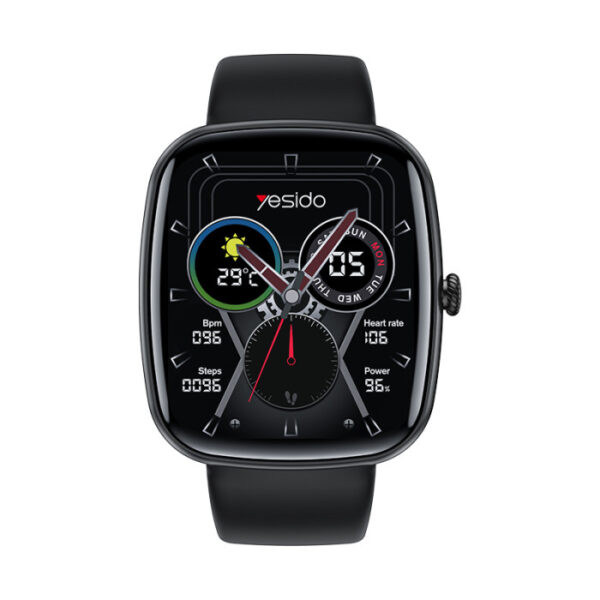 Yesido IO22 Smart Watch 1.83" BT Call | Health Monitor | IP67 Waterproof | 230mAh Battery