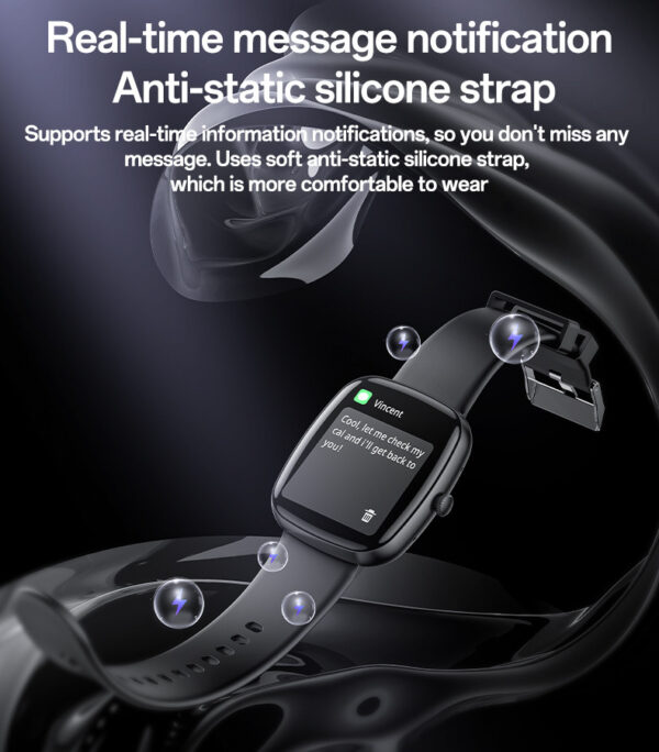 Yesido IO22 Smart Watch 1.83" BT Call | Health Monitor | IP67 Waterproof | 230mAh Battery - Image 12
