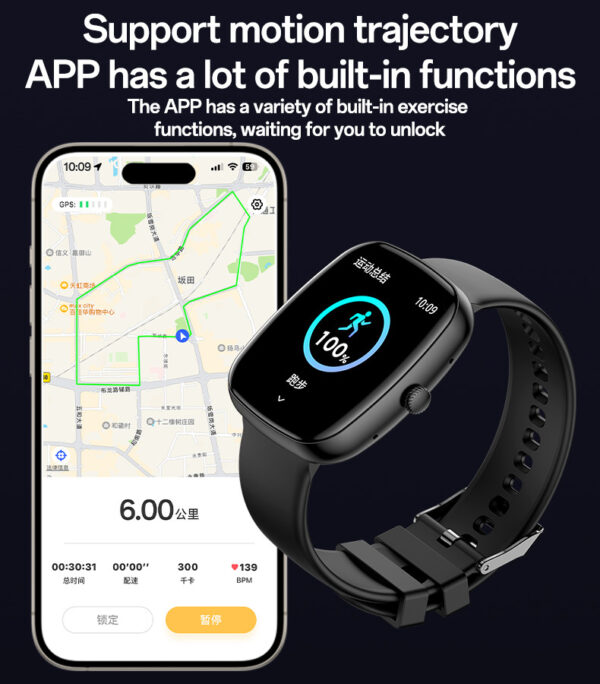 Yesido IO22 Smart Watch 1.83" BT Call | Health Monitor | IP67 Waterproof | 230mAh Battery - Image 9