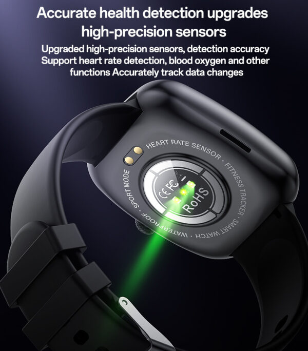 Yesido IO22 Smart Watch 1.83" BT Call | Health Monitor | IP67 Waterproof | 230mAh Battery - Image 7