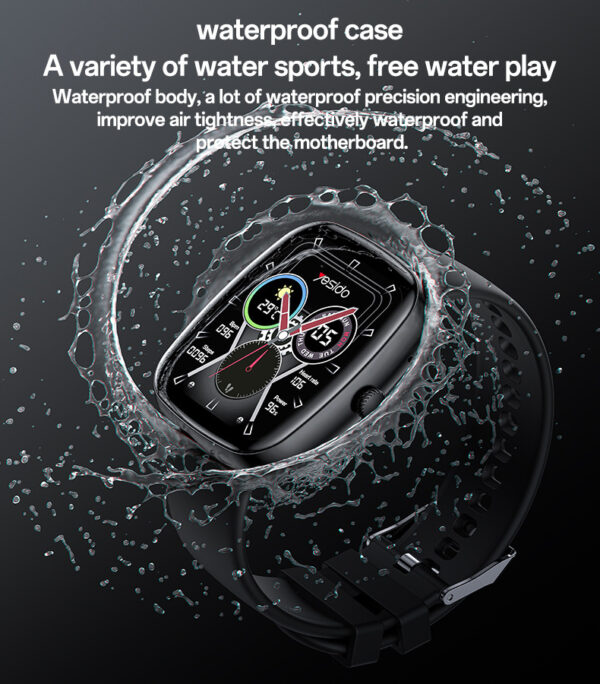 Yesido IO22 Smart Watch 1.83" BT Call | Health Monitor | IP67 Waterproof | 230mAh Battery - Image 5