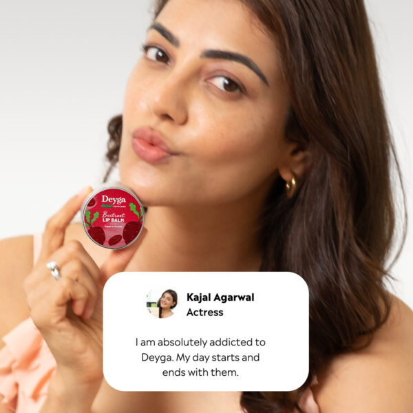 Deyga Beetroot Lip Balm 10g – Natural Lip Care for Dry & Chapped Lips - Image 4