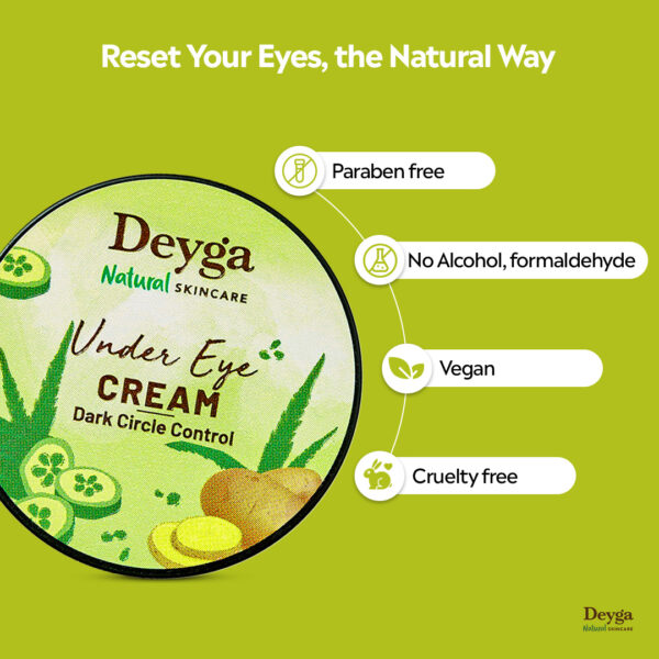 Deyga Under Eye Cream 15g – Natural Dark Circle Remover & Hydrating Eye Care - Image 7