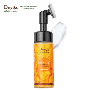 Deyga Vitamin C Foaming Face Wash 100ml – Natural Brightening & Hydrating Cleanser